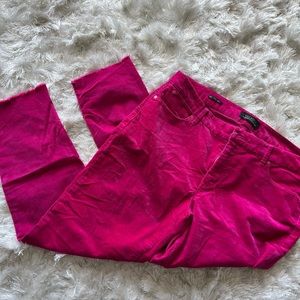 Vibrant Pink Corduroys